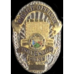 INGLEWOOD, CA POLICE DEPARTMENT OFFICER BADGE PIN